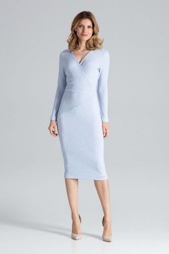 sukienka prazkowana asee