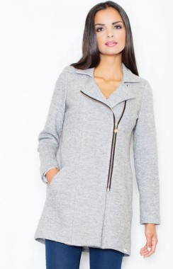 Szary płaszcz