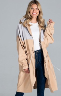 Płaszcz długi damski 