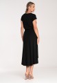 elegancka czarna sukienka z krótkim rękawem asee.jpg