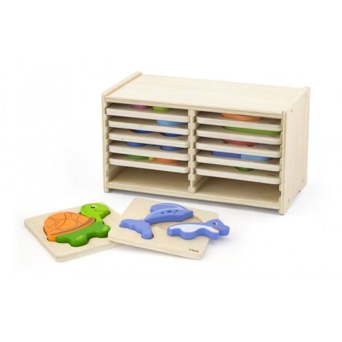 viga puzzle drewniane