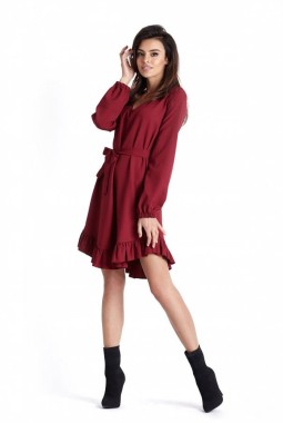 Sukienka w stylu boho z falbaną